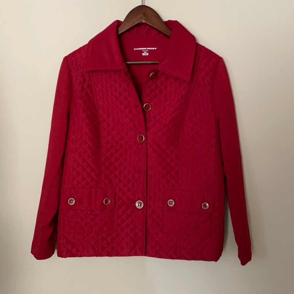 Allison Daley quilted-front jacket S